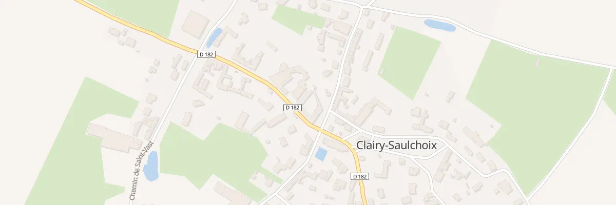 Plan du 1 Rue du Bois à Clairy-Saulchoix