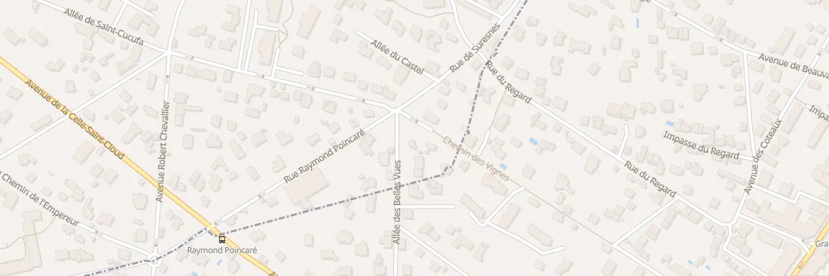 Plan du 18B Rue des Belles Vues à Vaucresson