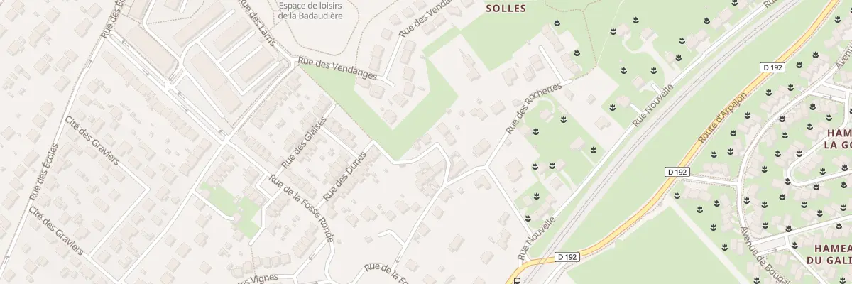 Plan du 10 Rue de la Badaudiere à Breuillet