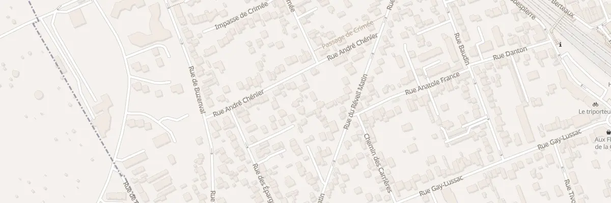 Plan du 40B Rue des Eparges à Houilles