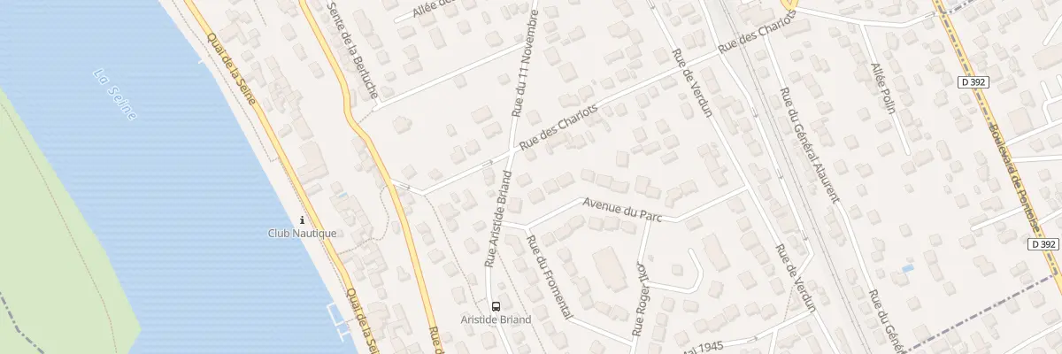 Plan du 3 Rue Aristide Briand à La Frette-sur-Seine