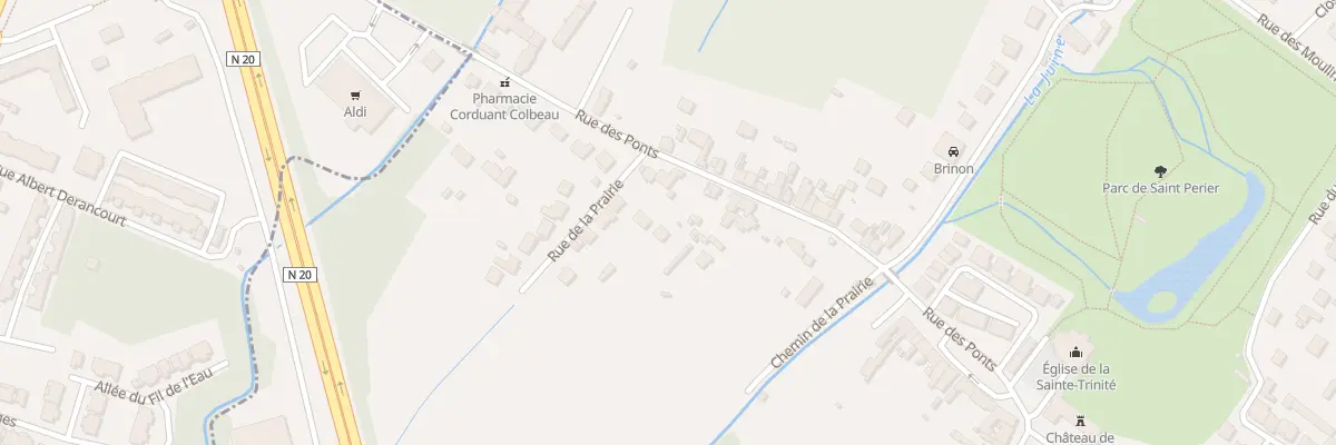 Plan du 25B Rue des Ponts à Morigny-Champigny