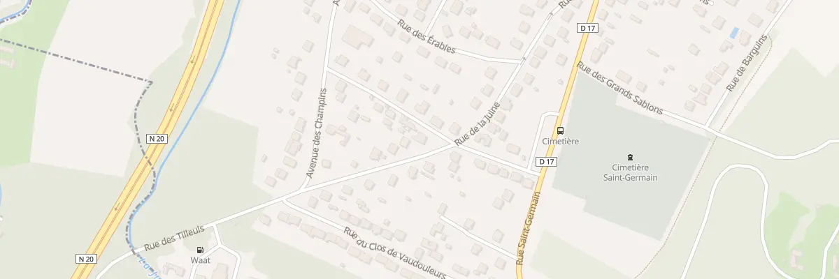 Plan du 9 Rue de la Juine à Morigny-Champigny