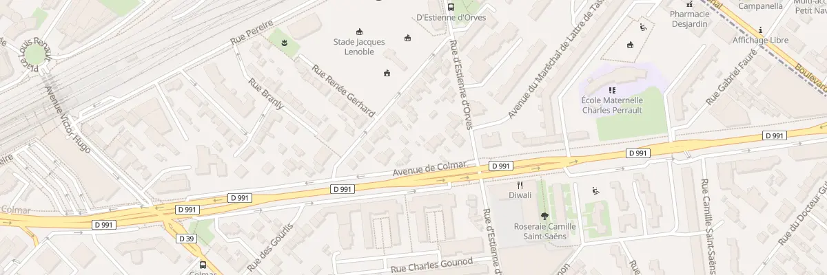 Plan du 26 Av de Colmar à Rueil-Malmaison