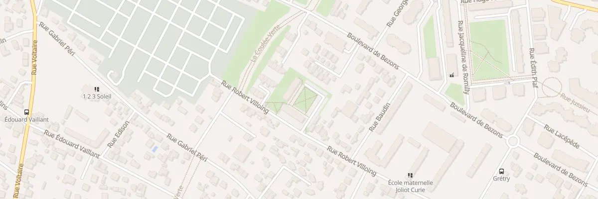 Plan du 51B Rue Robert Villoing à Sartrouville
