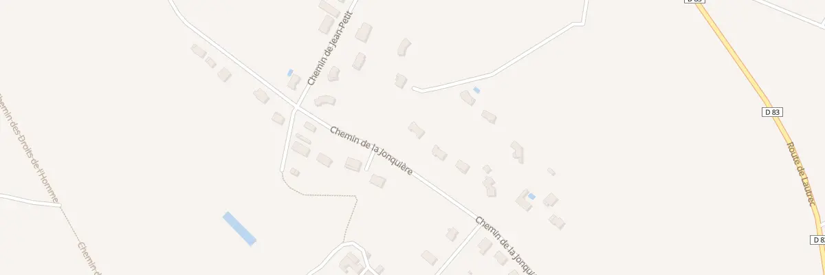 Plan du 13 Che de la Jonquière à Castres
