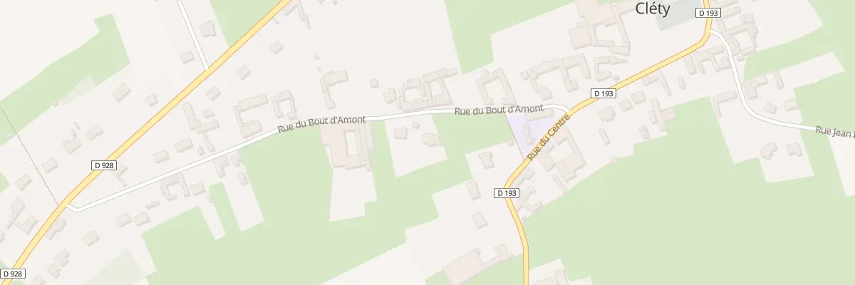 Plan du 5 Rue du Bout d’Amont à Cléty