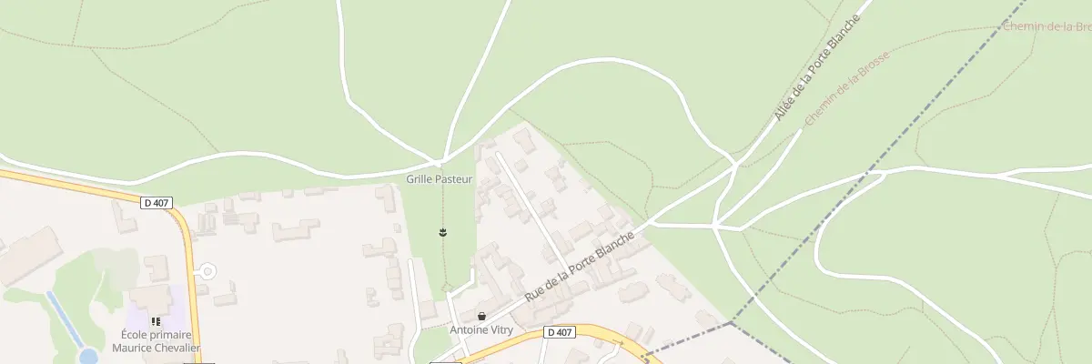 Plan du 8 All de Villeneuve l’Etang à Marnes-la-Coquette