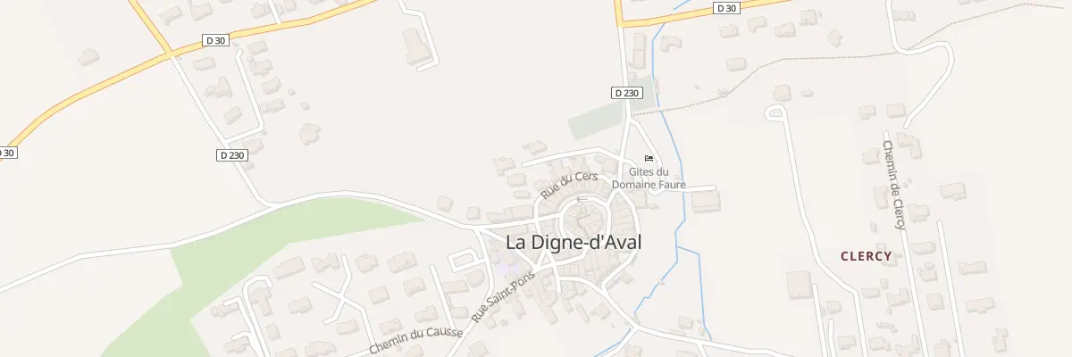 Plan du 5000 Rue du Cers à La Digne-d’Aval