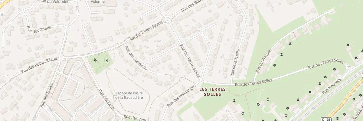 Plan du 20 Rue des Terres Solles à Breuillet