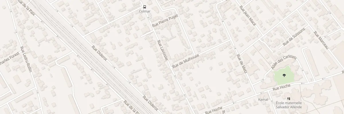 Plan du 20 Rue de Mulhouse à Houilles