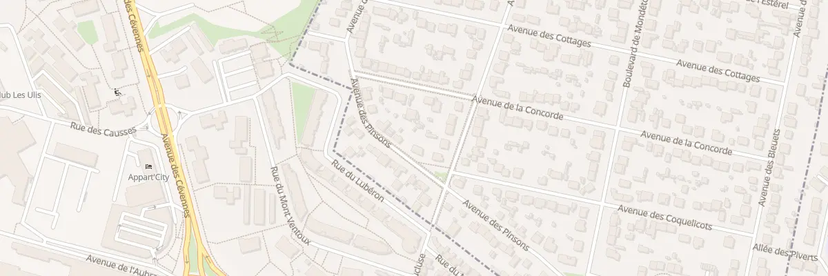 Plan du 46 Av des Pinsons à Orsay