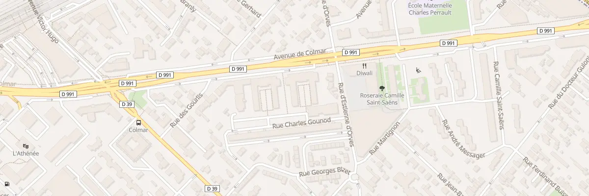 Plan du 33 Av de Colmar à Rueil-Malmaison
