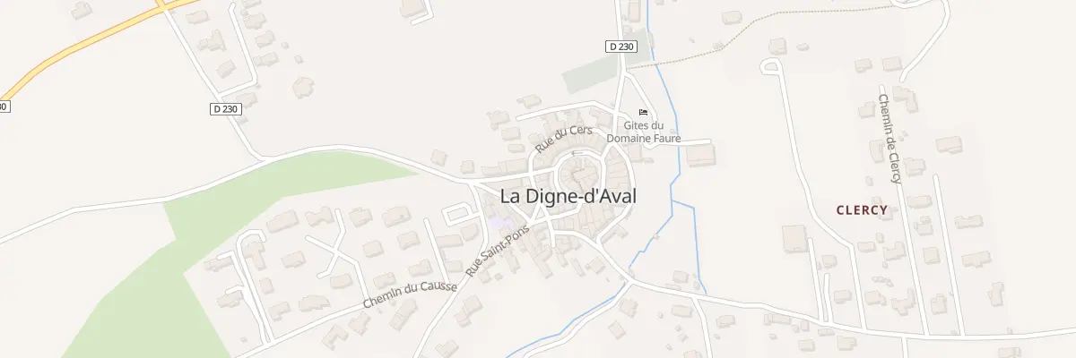 Plan du 2 Rue du Mauzac à La Digne-d’Aval