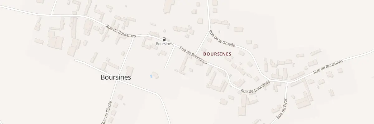 Plan du 24 Rue de Boursines (boursines) à Oroër