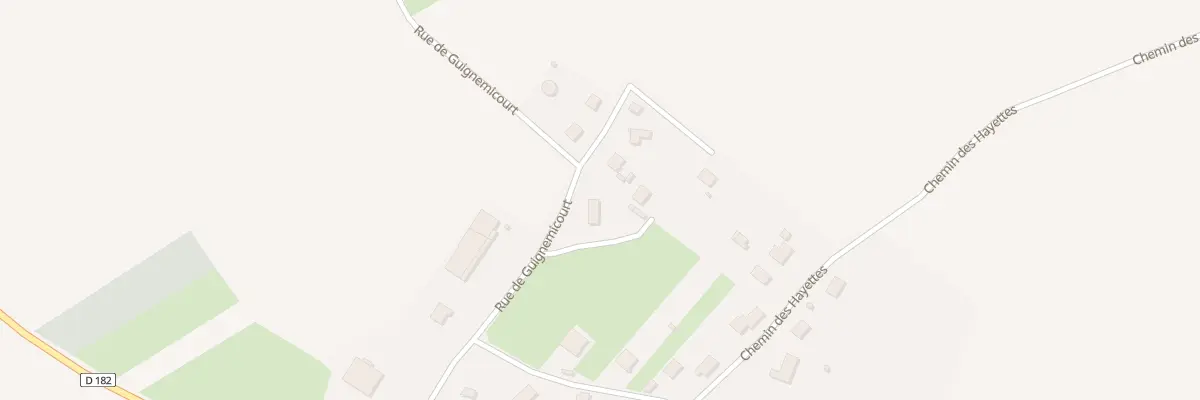 Plan du 5021 Rue de Guignemicourt à Clairy-Saulchoix