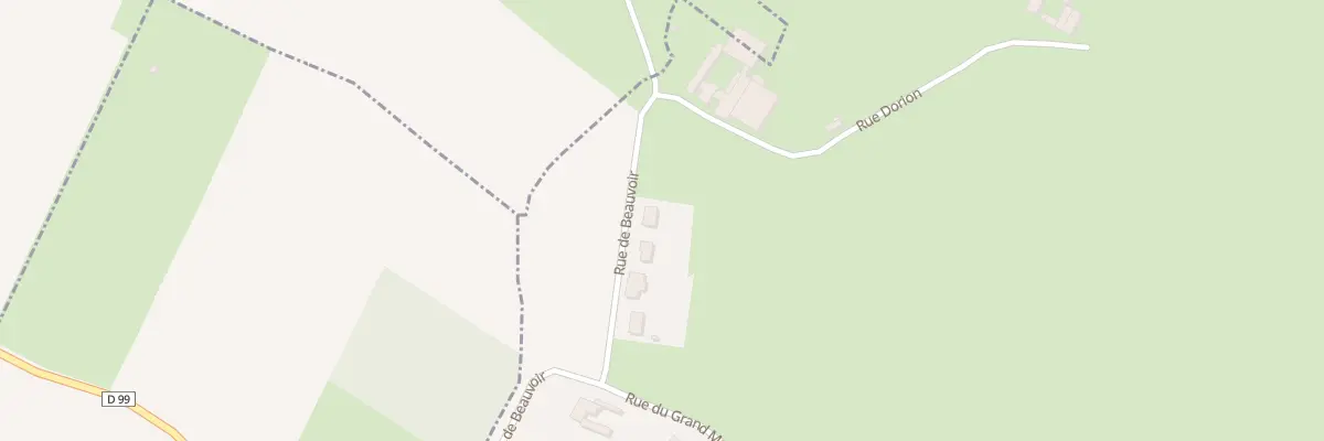 Plan du 4 Rue de Beauvoir à Béalcourt
