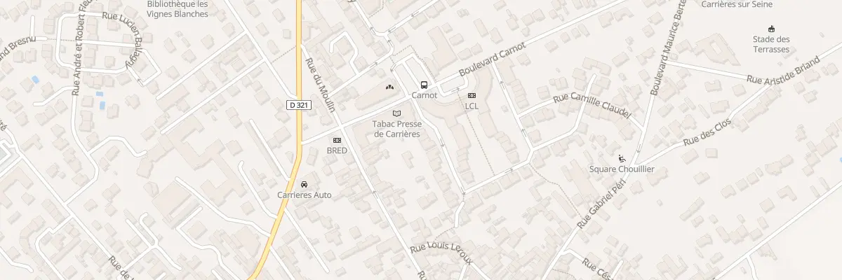 Plan du 9 Rue Gustave Caillebotte à Carrières-sur-Seine