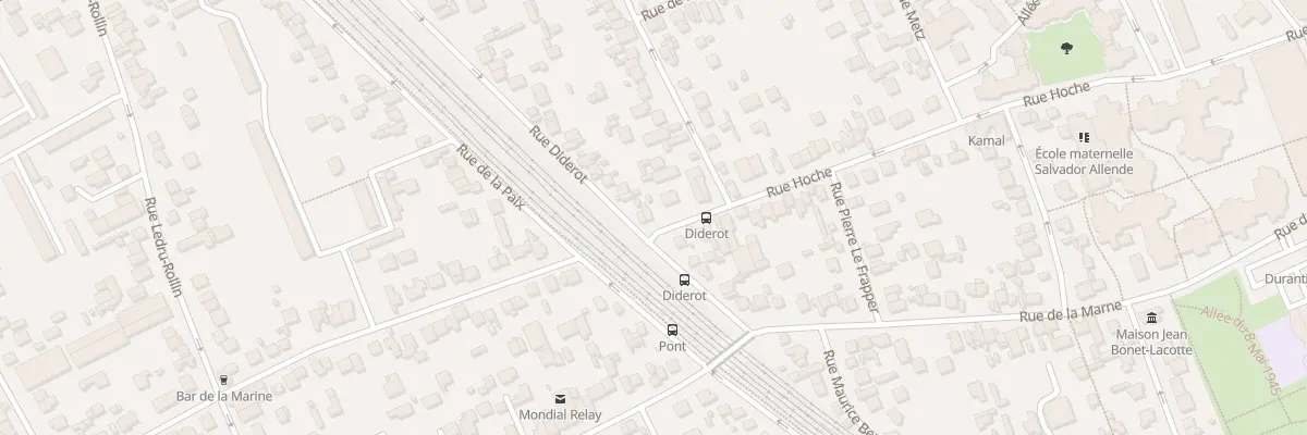 Plan du 1B Rue Hoche à Houilles