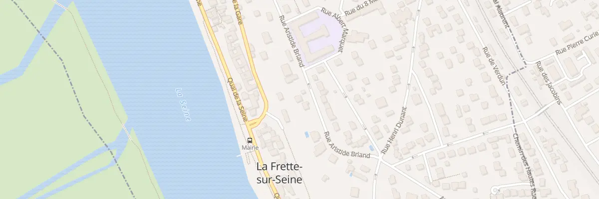 Plan du 38 Rue Aristide Briand à La Frette-sur-Seine