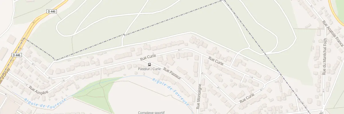Plan du 44B Rue Curie à Saclay