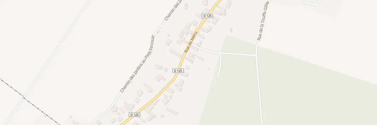 Plan du 43 Rue de Méru à Sainte-Geneviève