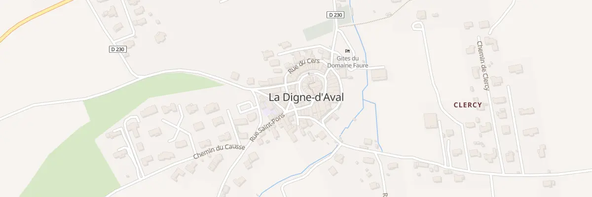 Plan du 17 Rue du Mauzac à La Digne-d’Aval