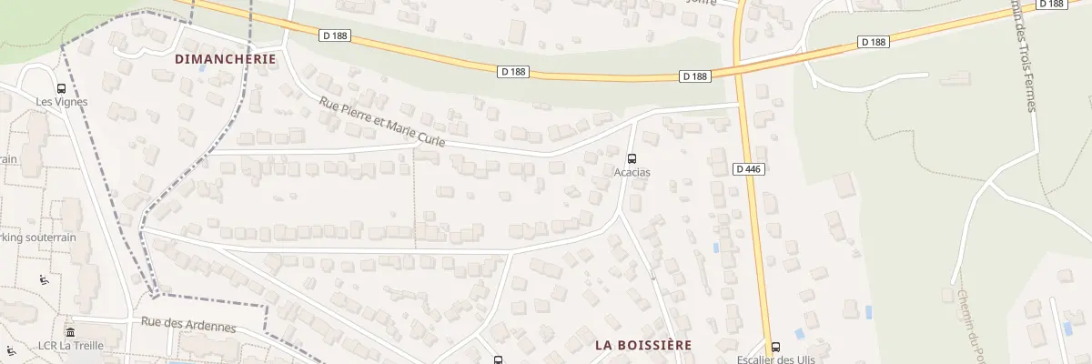 Plan du 36 Rue Pierre et Marie Curie à Orsay