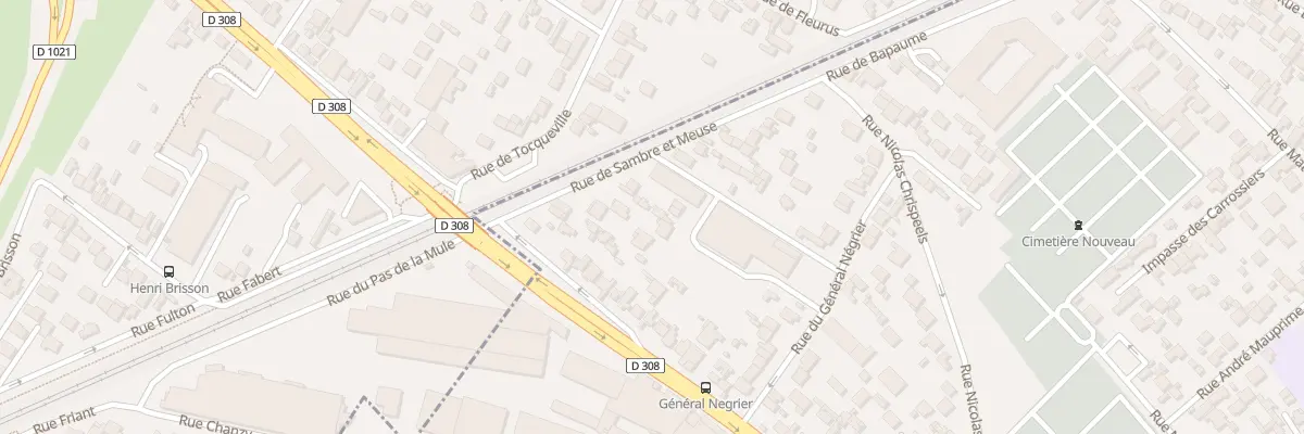 Plan du 14 Rue de Sambre et Meuse à Houilles