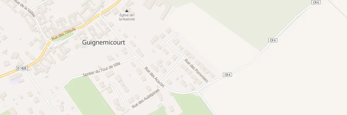 Plan du 7 Rue du Verger à Guignemicourt