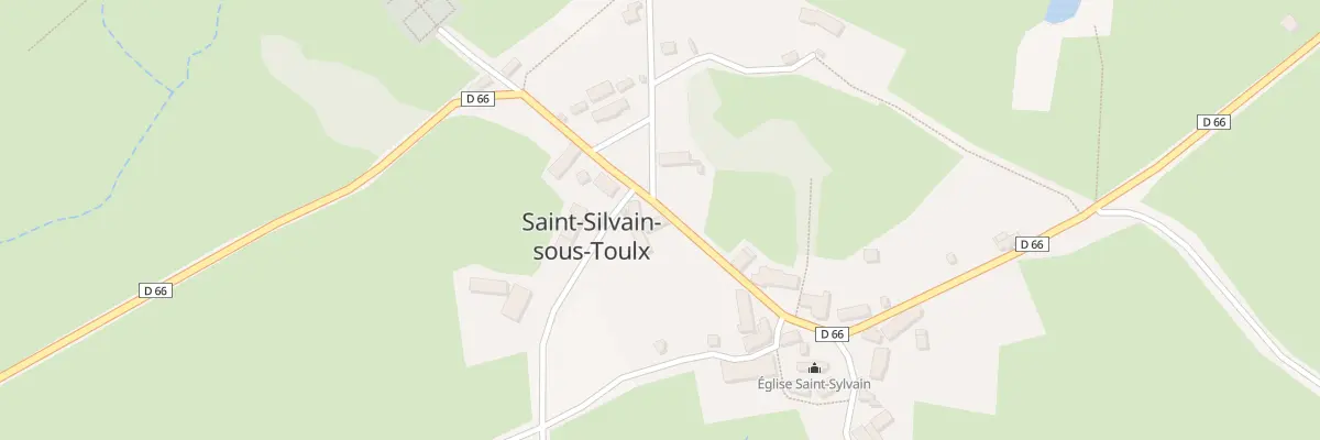 Plan du 21 Le Bourg à Saint-Silvain-sous-Toulx