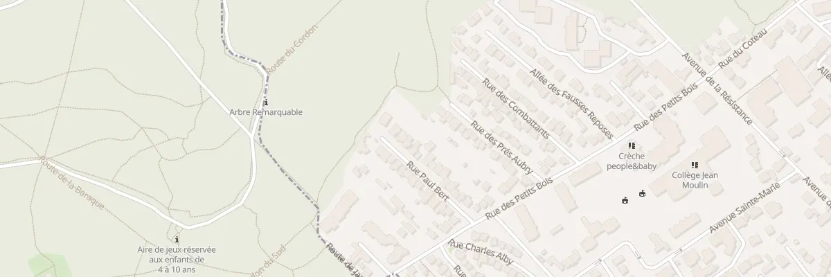 Plan du 24 Rue Paul Bert à Chaville