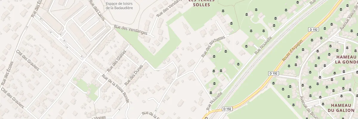 Plan du 6 Rue de la Badaudiere à Breuillet