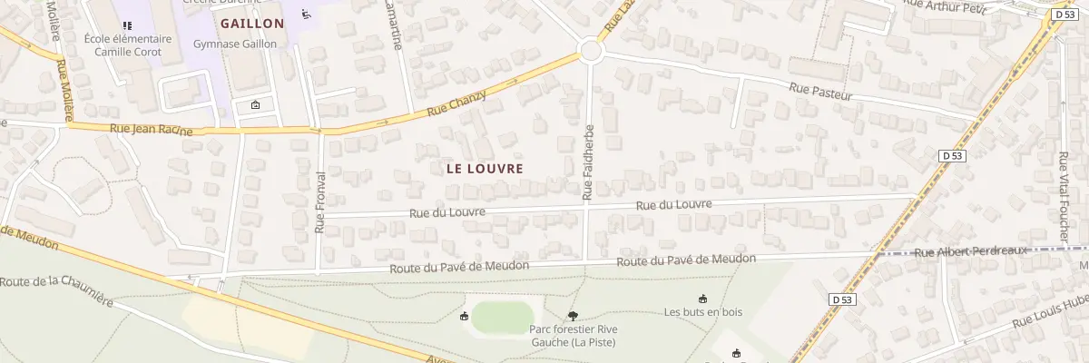 Plan du 46 Rue du Louvre à Viroflay