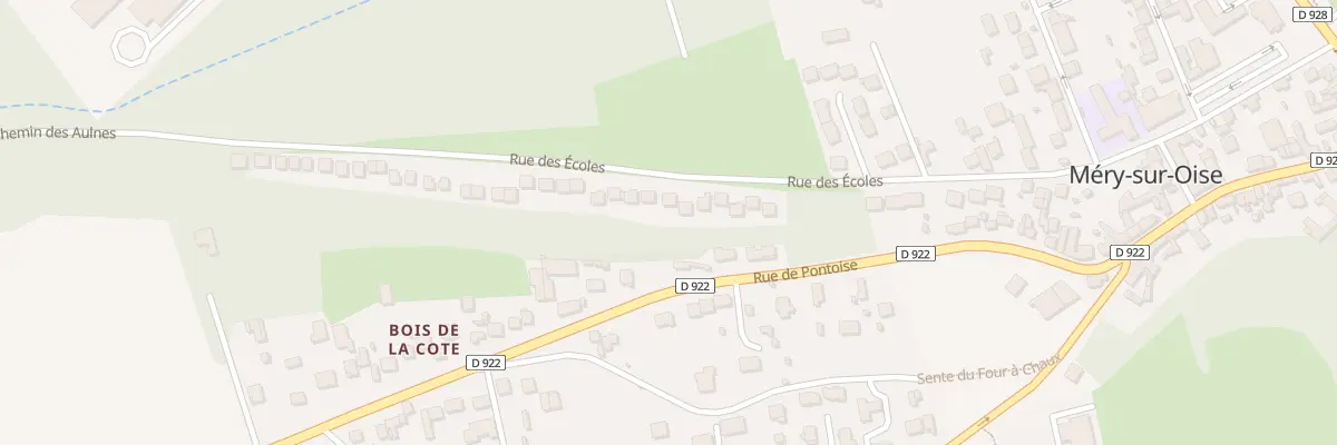 Plan du 45 Rue des Ecoles à Méry-sur-Oise