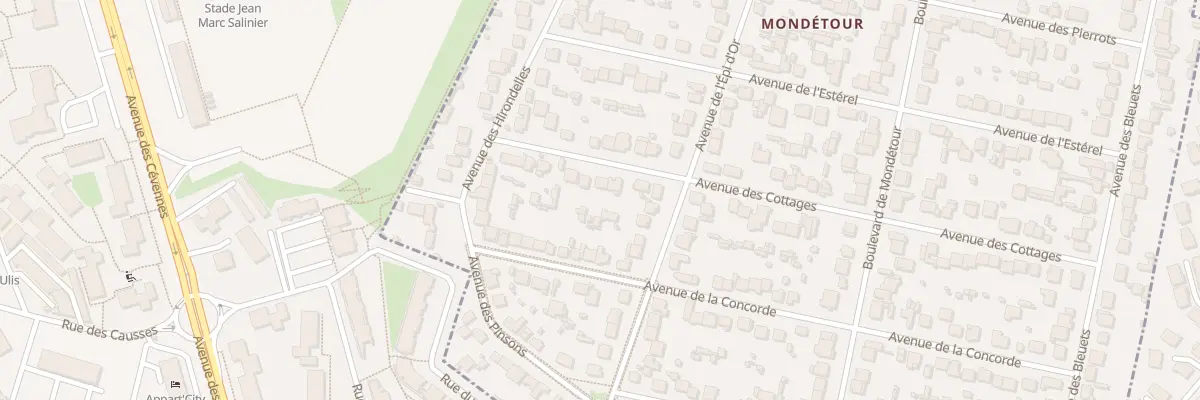 Plan du 47 Av des Cottages à Orsay