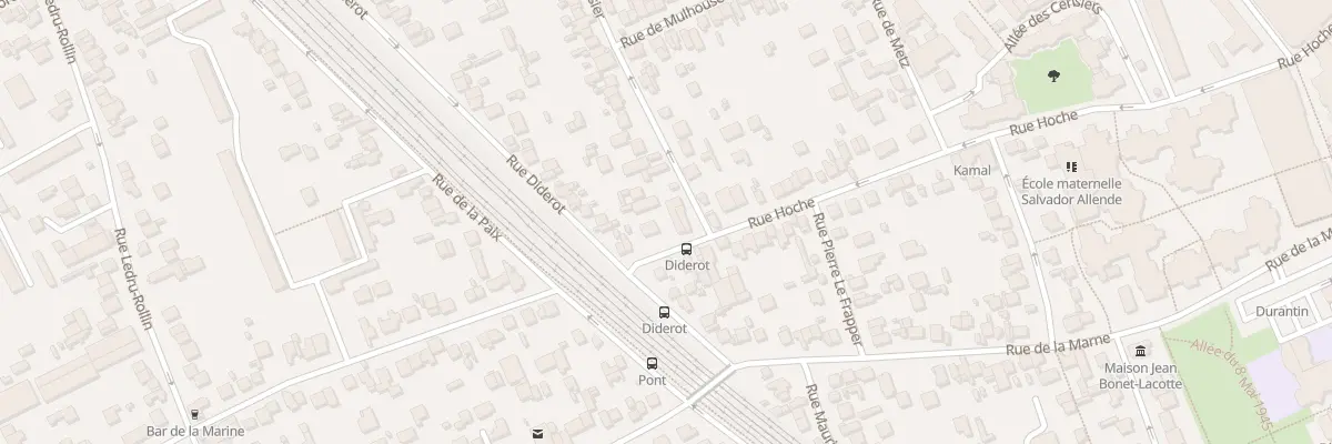 Plan du 3B Rue Hoche à Houilles