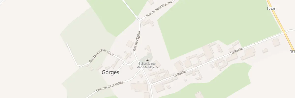 Plan du 5012 Le Village à Gorges