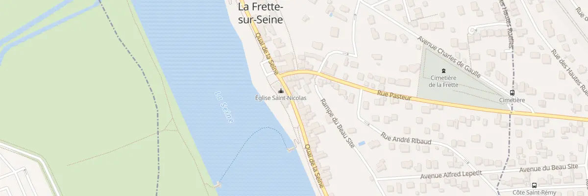 Plan du 47 Quai de Seine à La Frette-sur-Seine