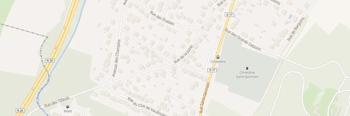 Plan du 11 Rue de la Juine à Morigny-Champigny