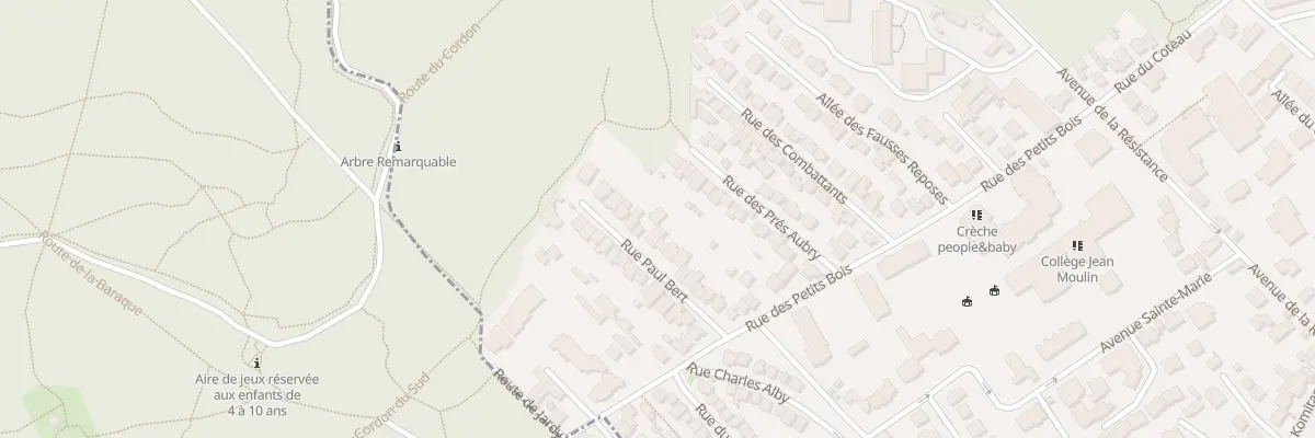 Plan du 20 Rue Paul Bert à Chaville
