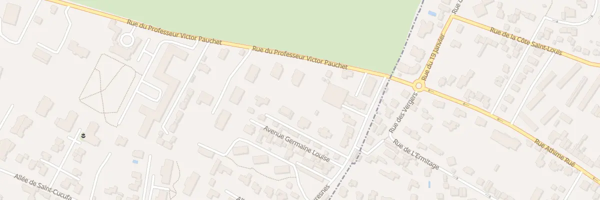 Plan du 7 Rue Professeur V Pauchet à Vaucresson