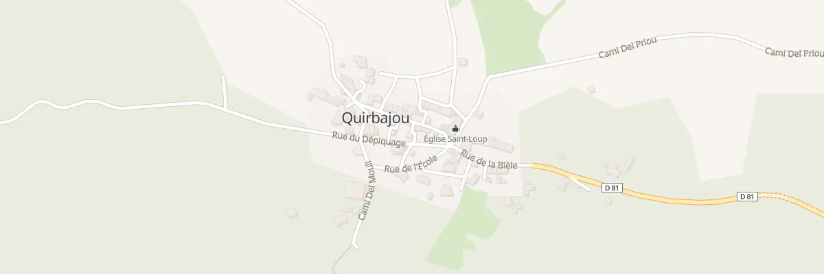 Plan du 2 Rue du Dépiquage à Quirbajou