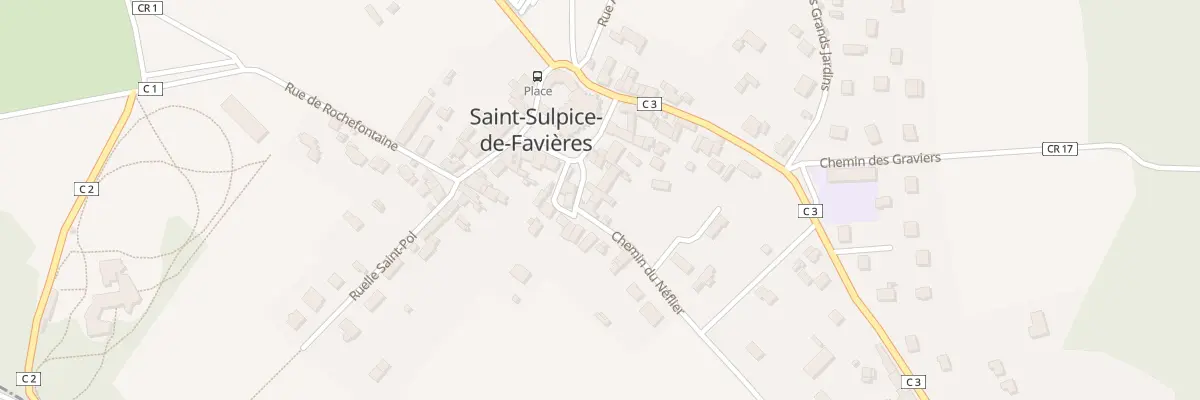 Plan du 10 Pl de l’Eglise à Saint-Sulpice-de-Favières
