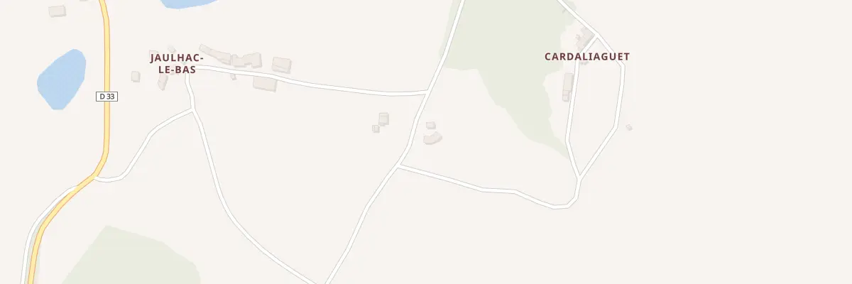 Plan du 21 Cardaliaguet à Parlan