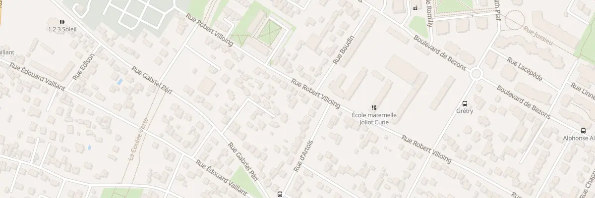 Plan du 52 Rue Robert Villoing à Sartrouville