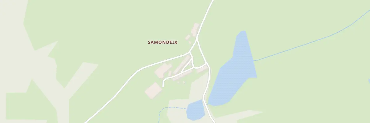 Plan du 2 Samondeix à Issoudun-Létrieix