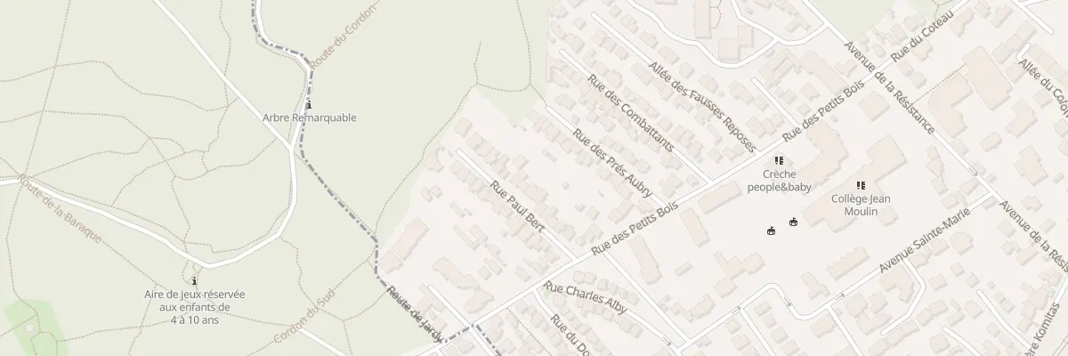 Plan du 16 Rue Paul Bert à Chaville