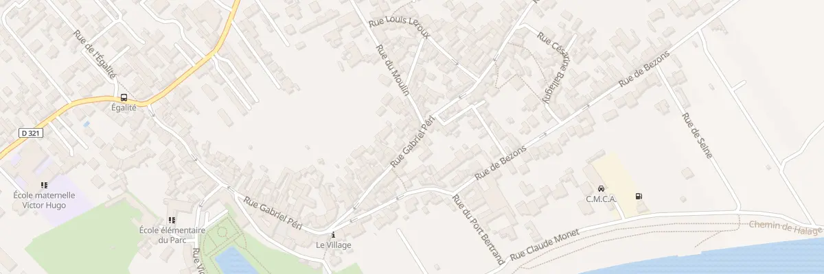 Plan du 101 Rue Gabriel Péri à Carrières-sur-Seine