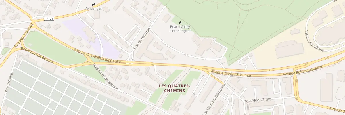 Plan du 31 Av du General de Gaulle à Sartrouville